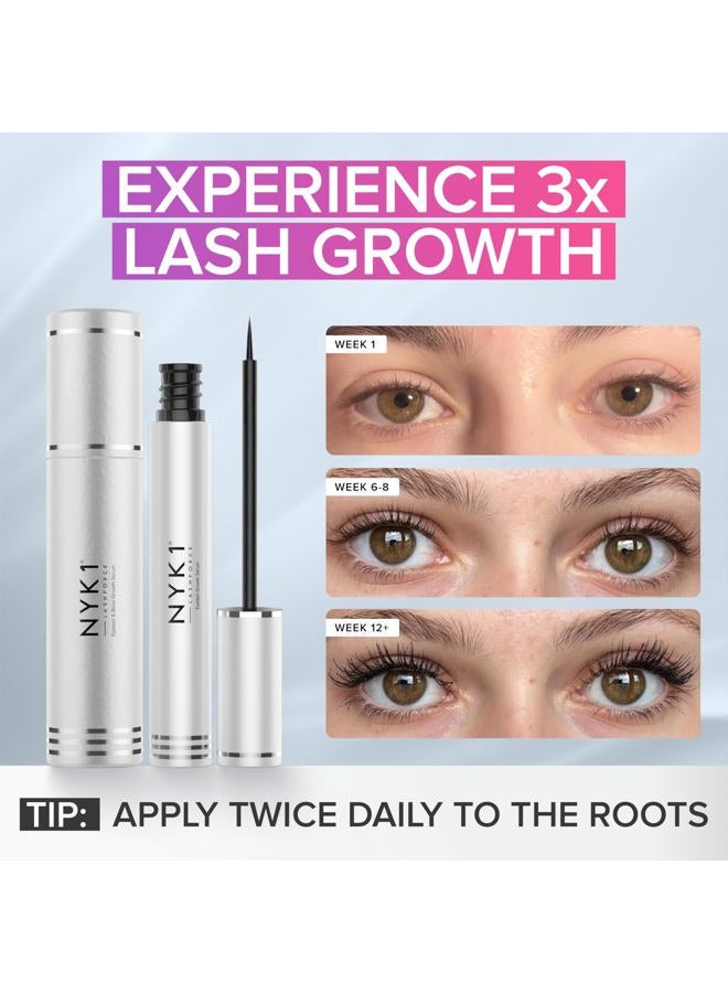 NYK1 CONCENTRATED Lash Serum For Eyelash Growth (XL - 8ml) - LashForce Eyelash Serum To Grow Lashes Longer And Thicker - Image 5